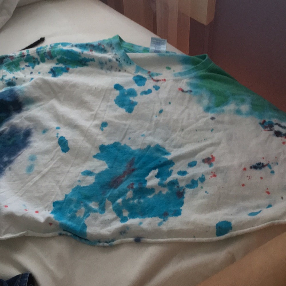 Tie dye crop top